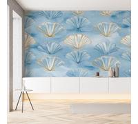 Sobhdga Corail Animaux Marins Papier Peint Adhesif Mural, Thème de l'océan Papier Adhesif pour Meuble, Revêtement Mural Décoratif Impermeable, Pour Cuisine Salle de Bains, 430x300