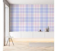 Sobhdga Papier Peint Géométrique Grille 100x70, Carreaux Simple Moderne Papier Peint Adhesif Mural, Film Autocollant Meuble Décoratif, Rouleau Autocollant pour Chambre Salon
