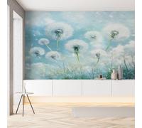 Sobhdga Papier Peint Pissenlit Fleurs Floral 200x140, Plantes Naturel Rural Papier Peint Adhesif Mural, Film Autocollant Meuble Décoratif, Rouleau Autocollant pour Chambre Salon