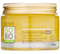 SO'BIO ETIC ANTIAGY Gel Nuit Argan 40ml. Bio, Noir, Standard