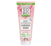 SO'BIO ETIC Après-Shampoing Hydratant Démêlant pour Tous types de cheveux Lait d'amande Bio 200 ml