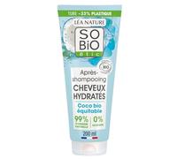 SO'BIO ETIC - Après-Shampoing Hydratant Universel, Huile de Coco Bio Douceur Sans Silicone, 200 mL - Lot De 3