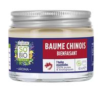 So'Bio Étic Aoma Baume Chinois Bienfaisant Aux 8 Huiles Essentielles Biologiques Flacon 40ml