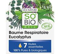 So'Bio Étic Baume Respiratoire Eucalyptus Aux 7 Huiles Essentielles Biologiques Pot 50ml