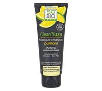 So'Bio Étic Clean'Yuzu Masque Charbon Purifiant Peaux Grasses À Imperfections Bio Tube 75ml