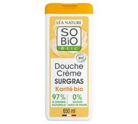 SO'BIO ETIC - Crème Douche Surgras Nourrissante, Douceur Au Beurre De Karité Bio, 650 mL - Lot De 3