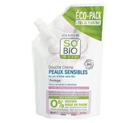 LÉA NATURE SO BiO étic Douche Crème Peaux Sensibles à l'Aloe Vera - Recharge de 650 ml