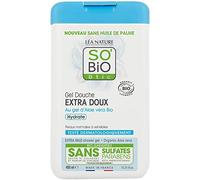 So'Bio Étic Gel douche extra doux, au gel d'Aloe vera bio, hydrate¹ 450 ml