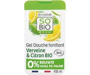 So'Bio Étic Gel Douche Tonifiant Verveine Et Citron Bio Flacon 450ml