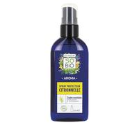 SO'BIO ÉTIC Huile Corps Protectrice Bio en Spray à la Citronnelle et 3 Huiles Essentielles 100% Pures - Flacon 100 mL - Lot de 3