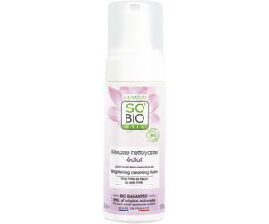 So'Bio Étic Mousse Nettoyante Éclat À La Fleur De Lotus Sacré Bio Toutes Peaux Flacon Pompe 150ml