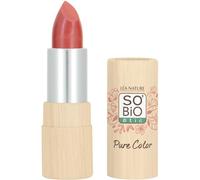 SO'BIO ETIC Rouge à lèvres Satiné Pure Color Teinte Corail Lumière 10 - Formule enrichie en beurre de karité bio pour des lèvres nourries et sublimées - Lot de 2