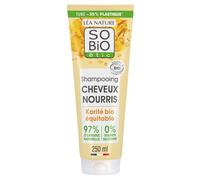 SO'BIO ETIC - Shampoing Cheveux Nourris, Karité Bio Équitable Pour Cheveux Secs À Très Secs, 250 mL - Lot De 3