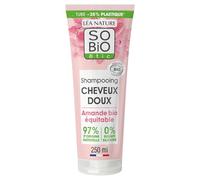 SO'BIO ETIC - Shampoing Douceur aux Amandes Bio Équitables, Soin Nourrissant et Apaisant (250 mL) - Le Lot De 3