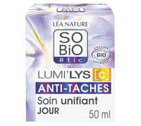 SO'BIO ETIC - Soin Jour Éclat Anti-Tâches, Hydratation Naturelle et Teint Uniforme (Pot 50mL) - Le Lot De 2