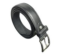 SoBo LEATHER Ceinture de pantalon pour homme, design classique, 2,5 cm de large, ceintures pour hommes de 71,1 à 121,9 cm de tour de taille, Noir , XXL