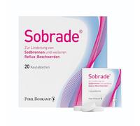 Sobrade Lot de 20 comprimés à croquer contre les brûlures d'estomac pendant la grossesse et l'allaitement