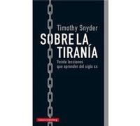 Sobre La Tiranía - [Livre en VO] Snyder, Timothy (Auteur)