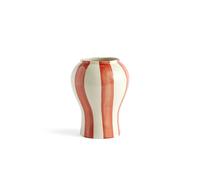 HAY Vase S Sobremesa stripe 22 cm Red