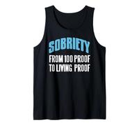 Sobriété De 100 Proof À Preuve Vivante Motivation Débardeur