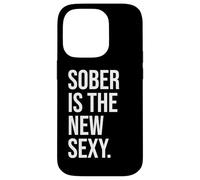 Sobriety Anniversary Sober is The New Sexy & Sober Recovery Coque pour iPhone 14 Pro