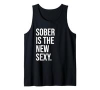 Sobriety Anniversary Sober is The New Sexy & Sober Recovery Débardeur