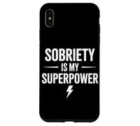 Sobriety is My Superpower Alcoolique Sobre Anti-Alcool Coque pour iPhone XS Max