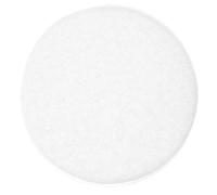 Sobsy Lot de 5 tampons de nettoyage pour machine à disque - Blanc - 17" - Ø432 mm - 690 g