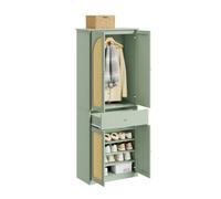 SoBuy Armoire Chambre Compacte 70x34x180 cm pour Chambre et entrée