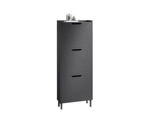 SoBuy Armoire Chaussures 4 Abattants 50x19x129cm pour Entrée