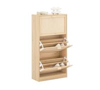 SoBuy Armoire Chaussures avec 3 abattants 60x24x118cm pour entrée