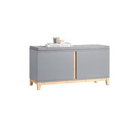 SoBuy Banc Chaussures avec 2 Portes 90x34x46cm pour entrée