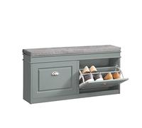 SoBuy Banc Chaussures avec Coussin 104x24x51cm pour entrée