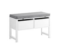 SoBuy Banc de Rangement avec 2 tiroirs 72x30x46cm pour entrée
