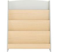 SoBuy Bibliothèque Étagère à Livres pour Enfant, Étagère de Rangement Jouets et Livres pour Chambre d'enfant, Meuble Rangement Enfant avec 4 Compartiments Ouverts, 61 x 30 x 71 cm KMB106-HG