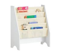 SoBuy Bibliothèque Enfant 4 Poches Tissu Charge Max. 25kg 62x30x71cm