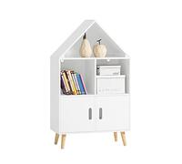 SoBuy Bibliothèque Enfant avec Portes Charge Max. 70kg 63x30x103cm