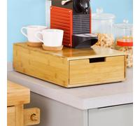 SoBuy boîte à capsules de café,distributeur de capsules,organisateur de bureau,support de moniteur,surélévation de moniteur,FRG83-N