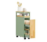SoBuy Chariot de Rangement à roulettes avec 2 tiroirs 50,5×20×79 cm Cuisine