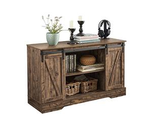 SoBuy Commode Buffet avec Porte coulissante 120x40x70cm pour entrée