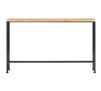 Table Console Cardre En Métal Noir