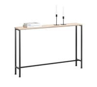 SoBuy Console Entrée Meuble Couloir Étagère Arrière Canapé - Structure Métal Robuste, Design Moderne Ultra Fin - Idéal pour Salon, Chambre, Entrée - 120x20x80cm - FSB19-XL-Z