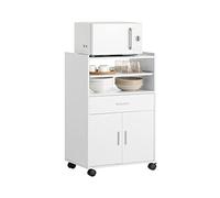 SoBuy Desserte Cuisine à roulettes avec Tablette Extensible 59×40×92 cm