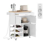 SoBuy desserte Cuisine avec Prise, 75x37,6x86,5 cm, Cuisine et café