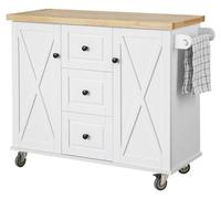Sobuy Desserte Roulant Buffet Meuble De Rangement Cuisine, Fkw96-Wn Multicolore