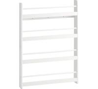 SoBuy Étagère à livres pour enfants Étagère à livres murale avec 4 compartiments pour livres - Blanc