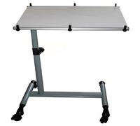 Sobuy® Fbt07n-W Table De Lit Pour Ordinateur Portable Avec Plateau Inclinable Hauteur Réglable Blanc