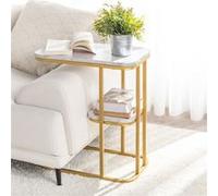 SoBuy FBT110-G Table d’Appoint Moderne Bout de Canapé à Café Table Basse Table de Chevet Gris