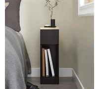 SoBuy Table de chevet FBT111 – étroite avec tiroir – noir
