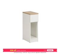 Lot de 2 Tables de Chevet FBT111-SCHx2 SoBuy - avec tiroir - Meuble de Nuit - Noir - 20x35x60 cm